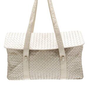 Vintage White Bottega Veneta Tote